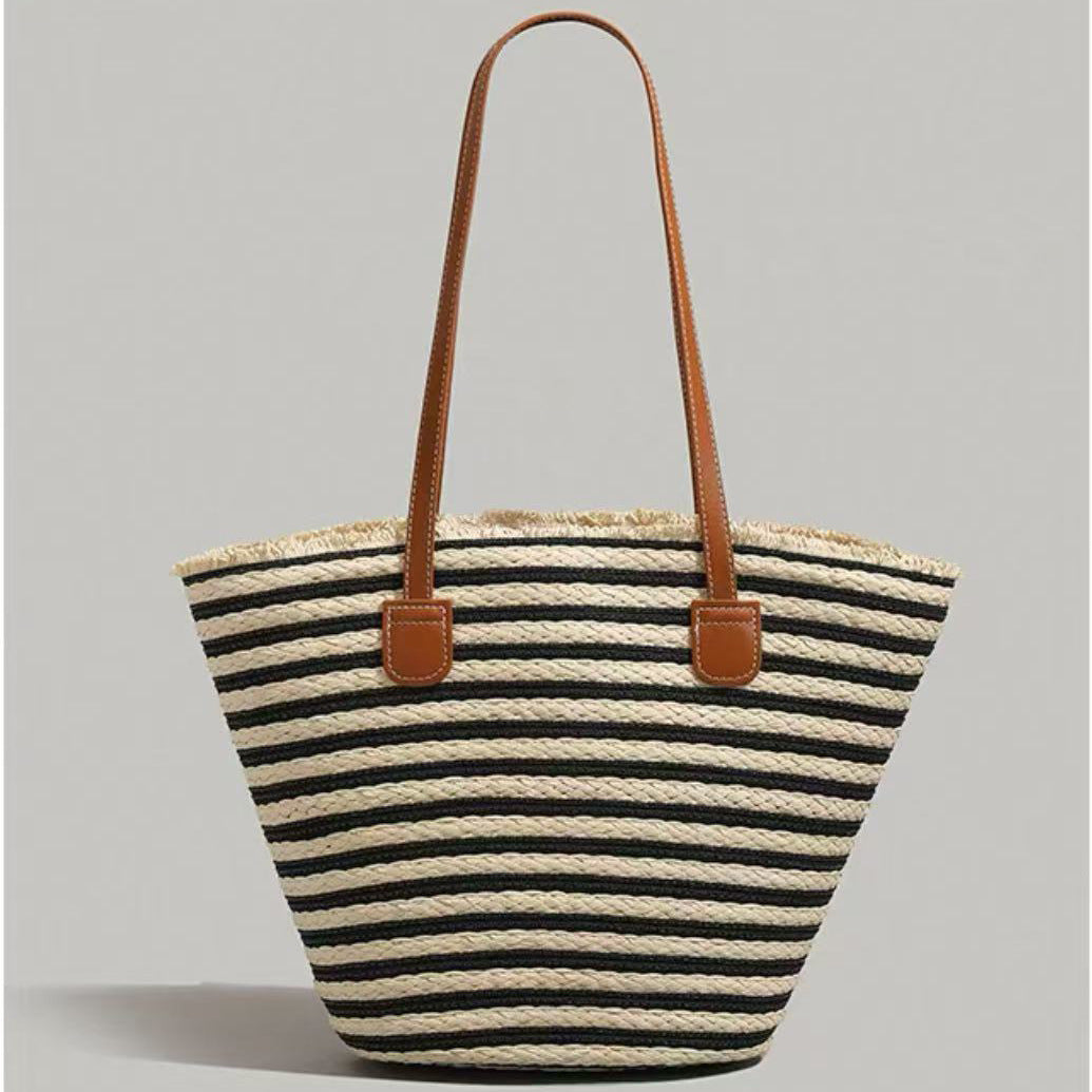 Large Capacity Straw Woven Beach Bag
