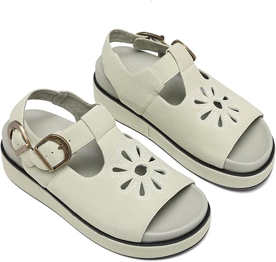 Women's Flower Platform Sandals