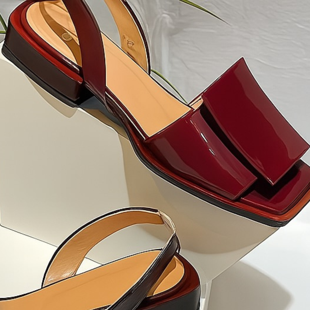 🔥Last day🔥Women's Square Embellished Sandals