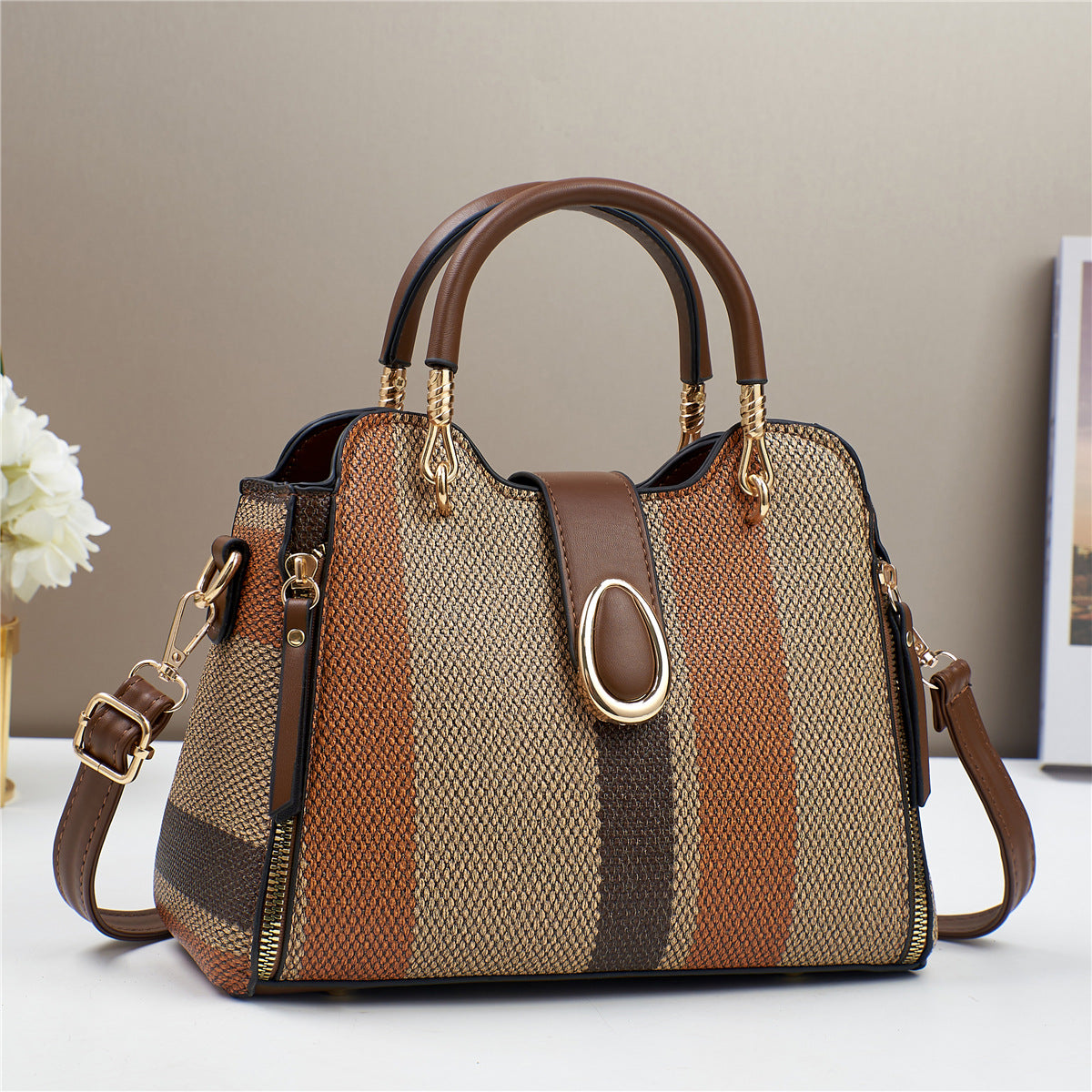 Women's Vintage Bucket Bag Shoulder Bag