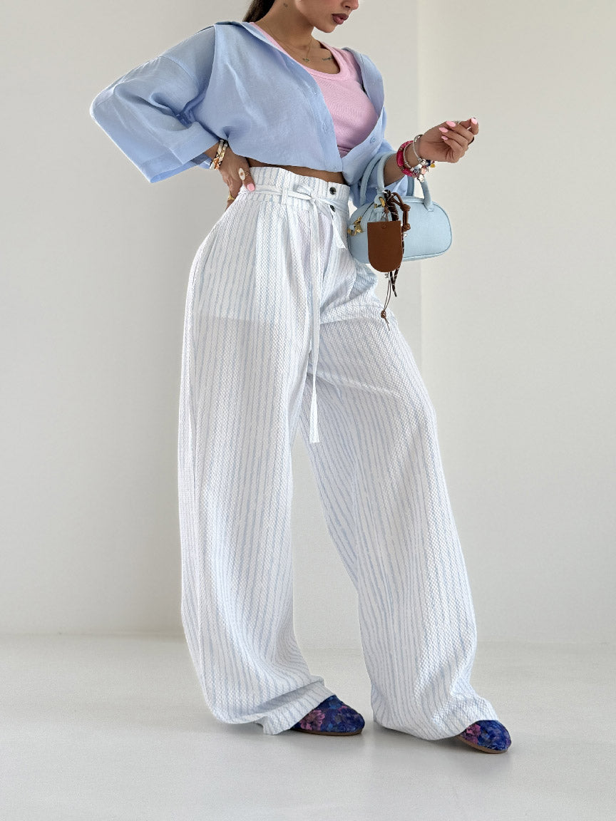 Striped Casual Pants