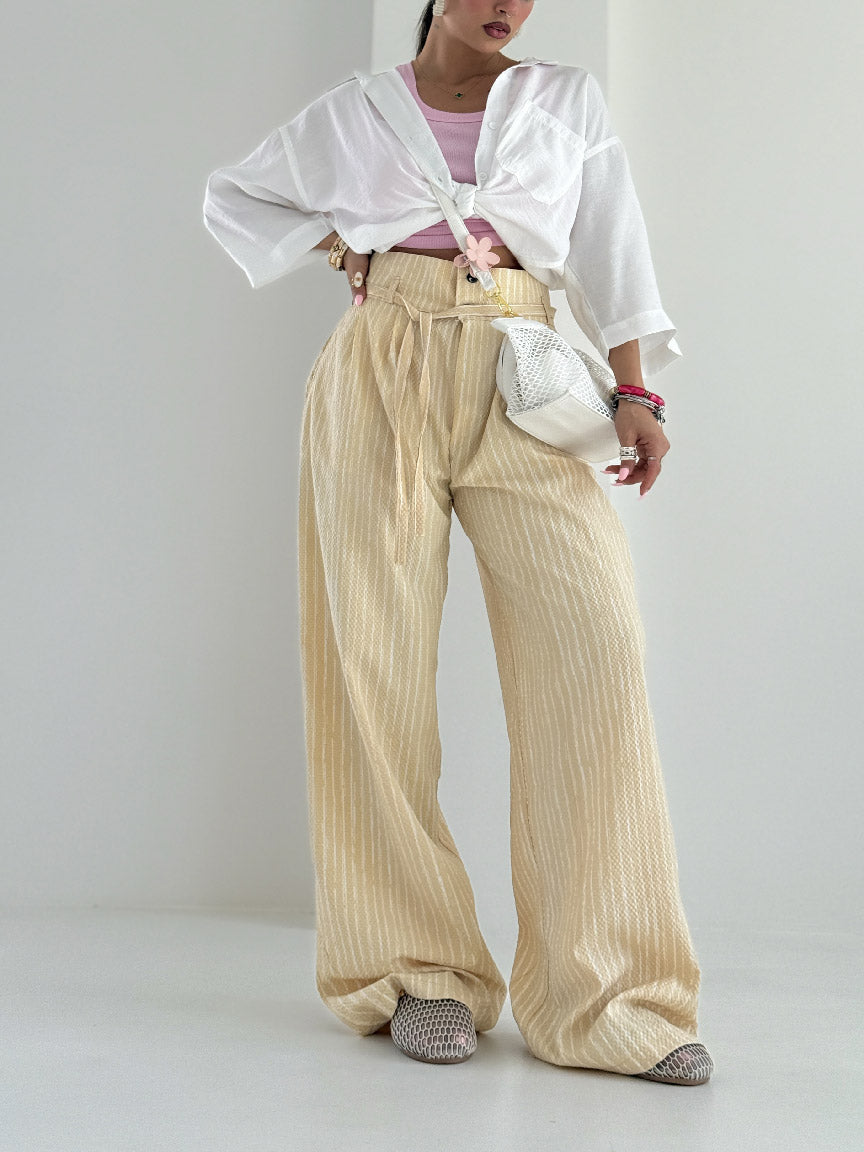 Striped Casual Pants