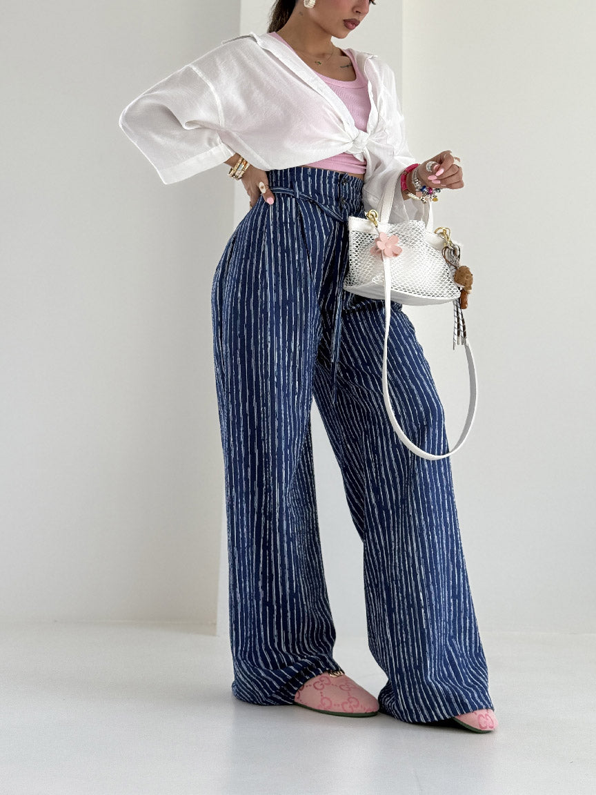 Striped Casual Pants