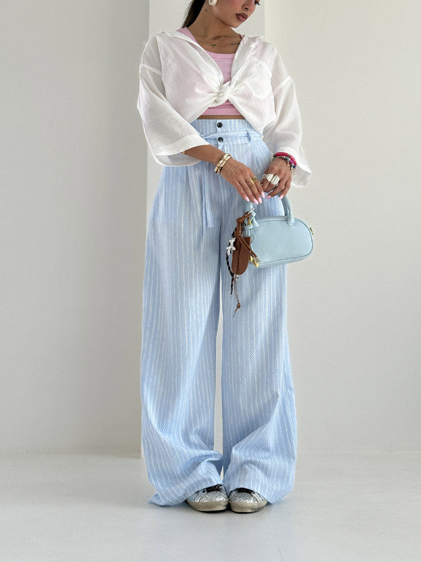 Striped Casual Pants