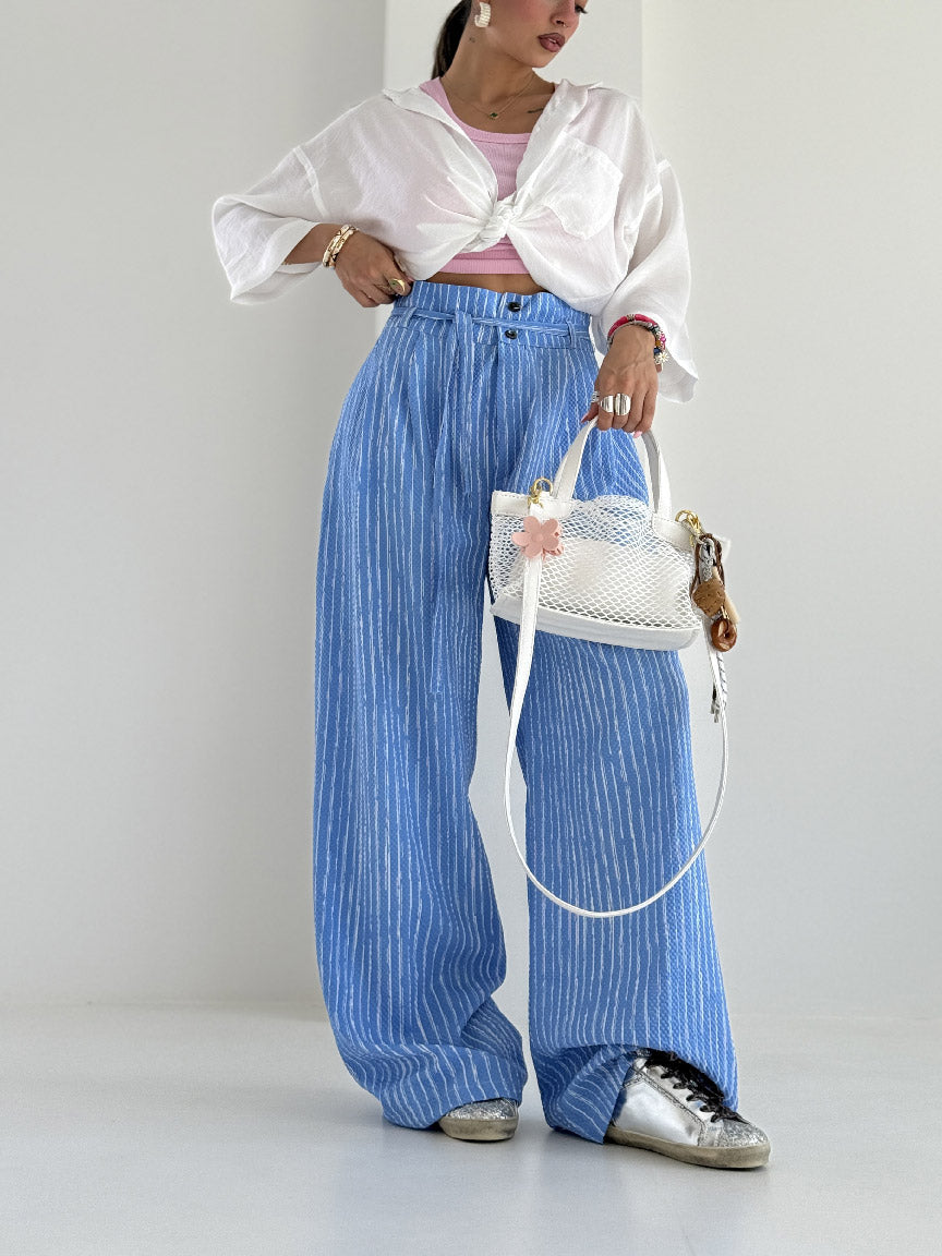 Striped Casual Pants