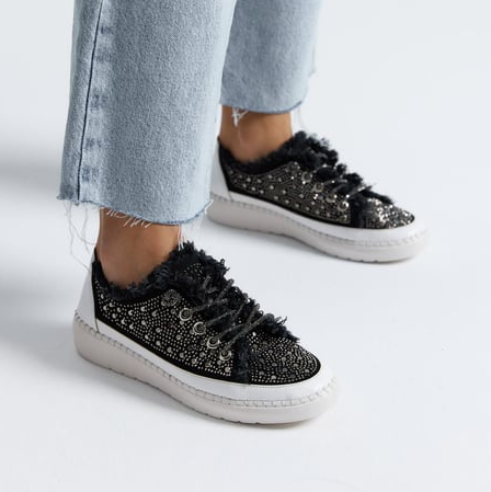 Women's Casual Dazzle Denim Shoes