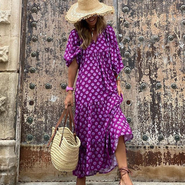 Geometric Printed Dress