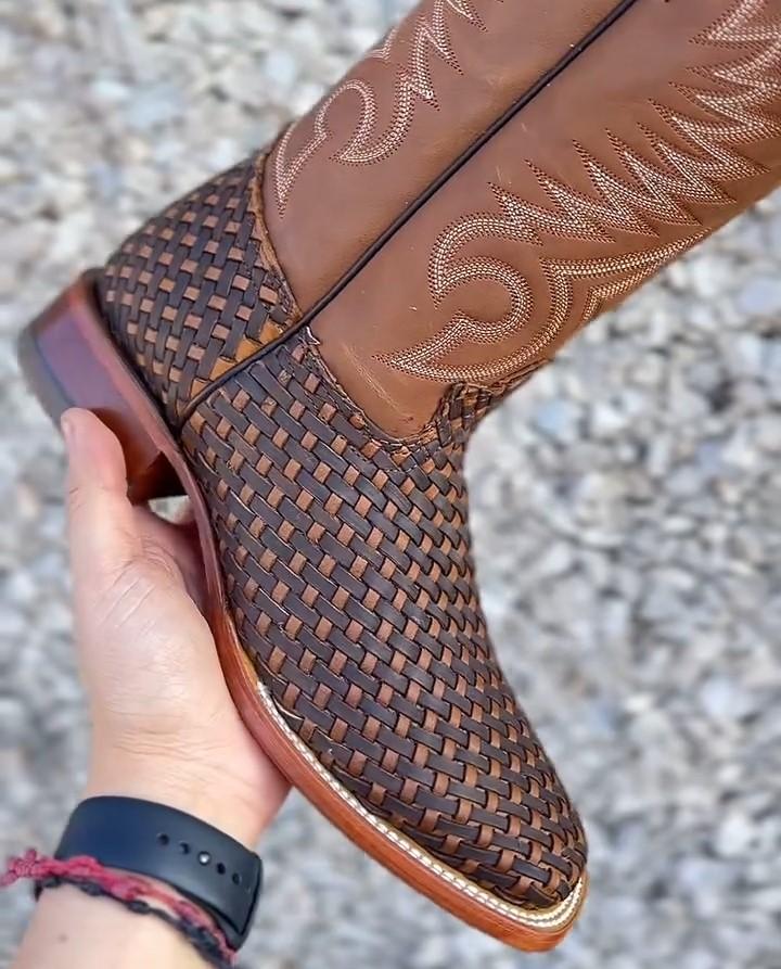 Woven Cowboy Boots