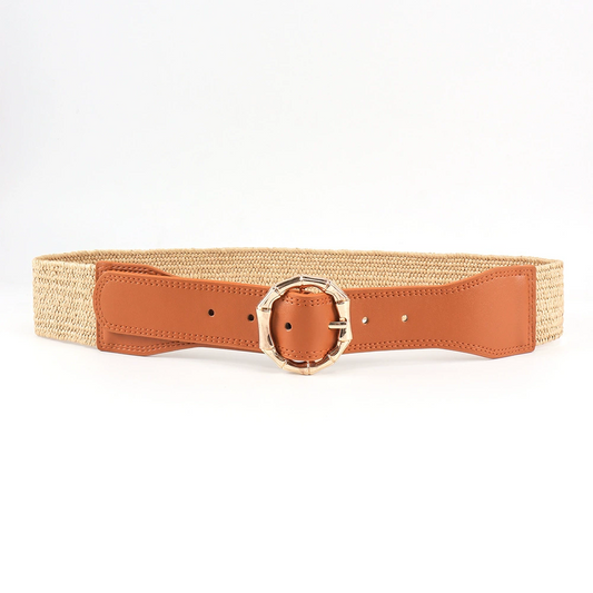 Women's Gold Buckle Belt