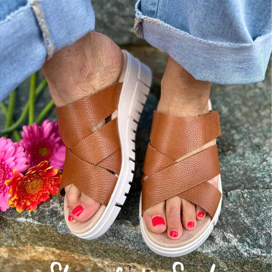 Uptown Sunset Slide Sandals