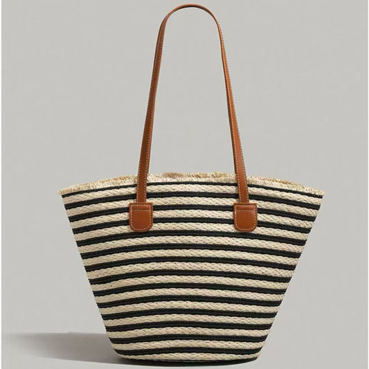 Large Capacity Straw Woven Beach Bag