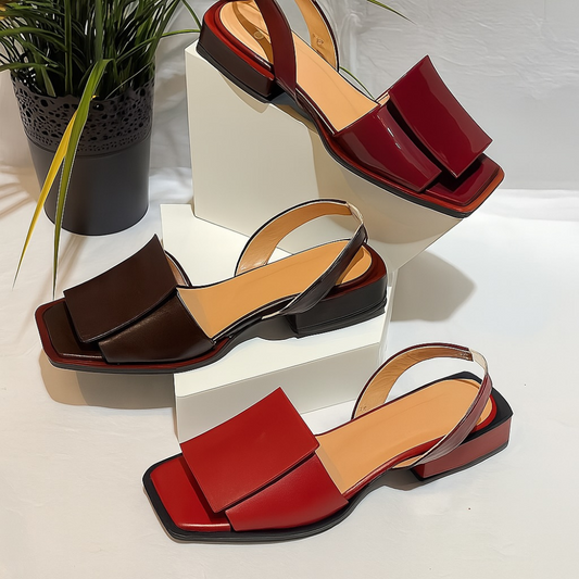 🔥Last day🔥Women's Square Embellished Sandals