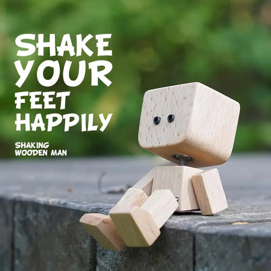 🔥Handmade Charming Little Wooden Figure That Sways With 12PCS Magnetic Expressions