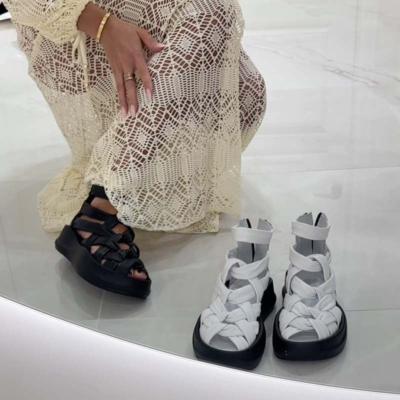 💥Last Day💥Soft-soled Woven Platform Sandals