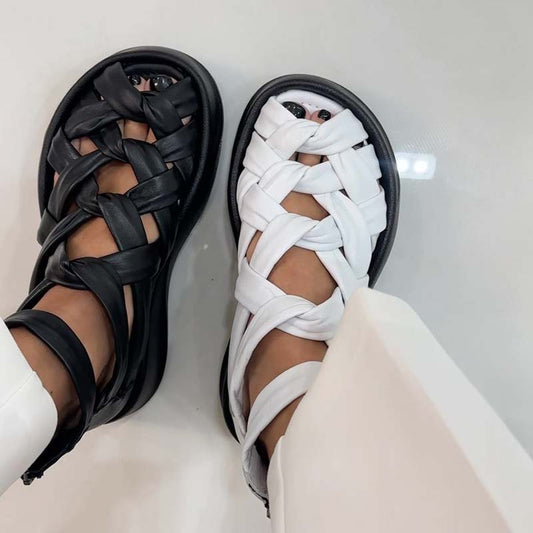 💥Last Day💥Soft-soled Woven Platform Sandals
