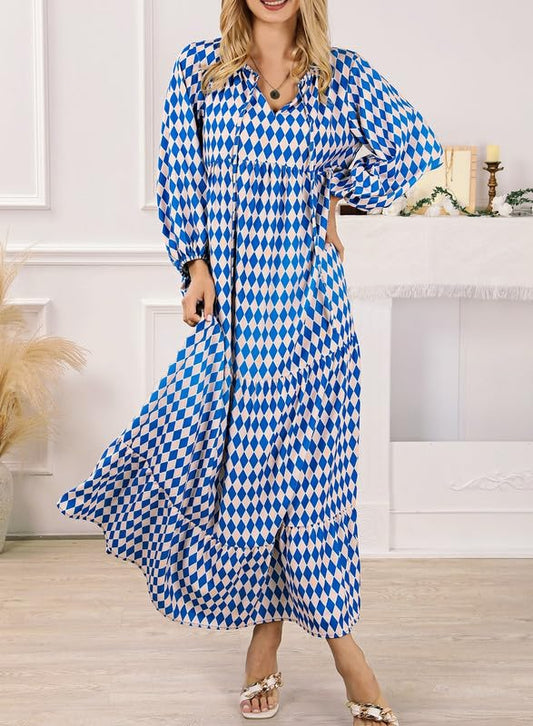 Geometric Printed Dress
