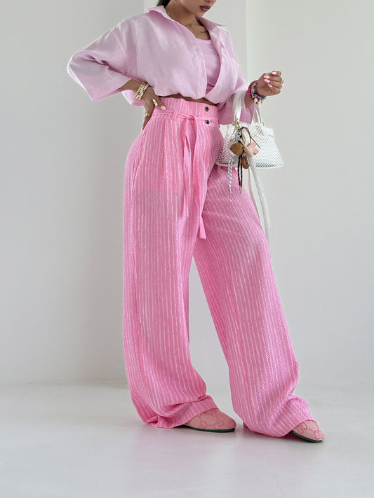 Striped Casual Pants
