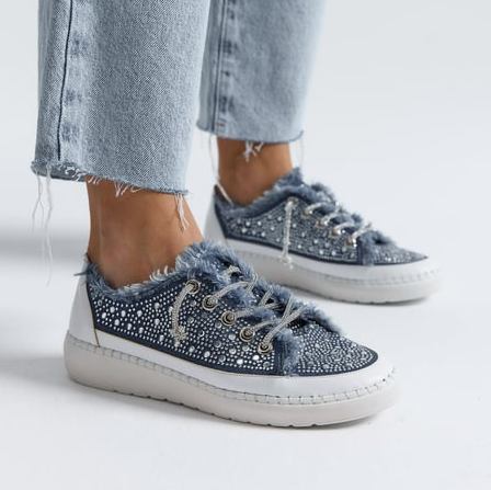 Women's Casual Dazzle Denim Shoes