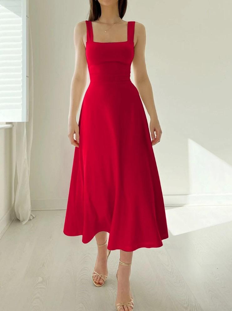 Comfortably Upgraded Soft Halter Dress