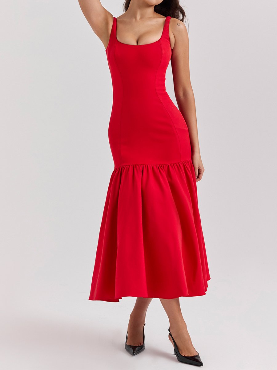 Sexy Slim-Fit Hip Midi Dress