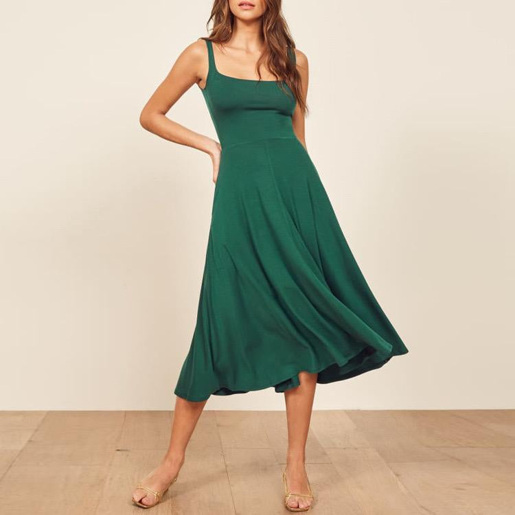 Comfortably Upgraded Soft Halter Dress