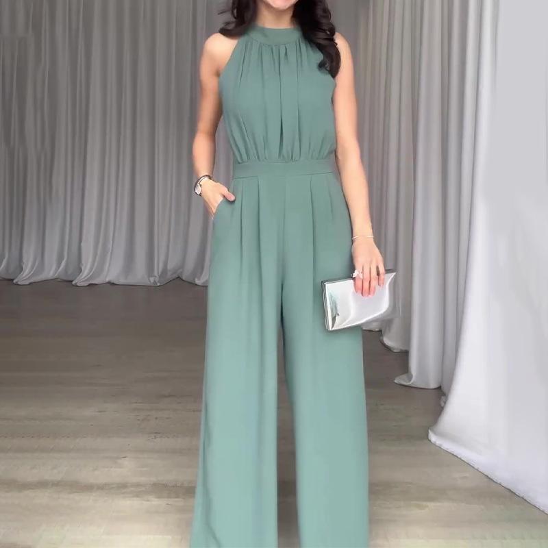 Sleeveless Elegant Slim Jumpsuit