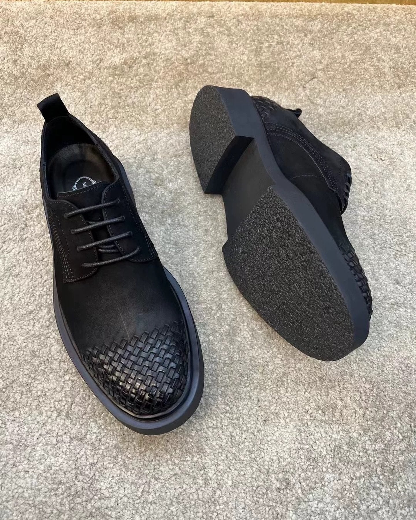 Men's Woven Leather Shoes