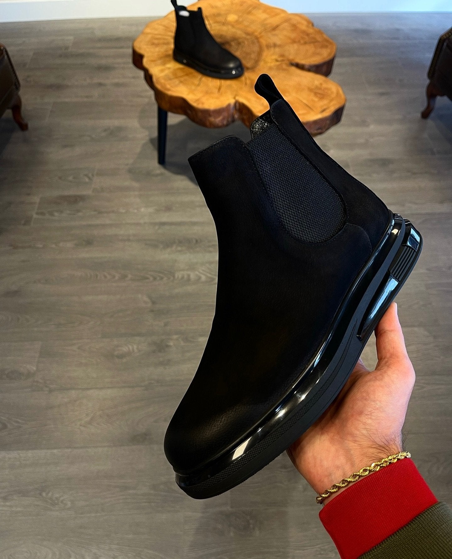 Non-slip Chelsea Boots Black