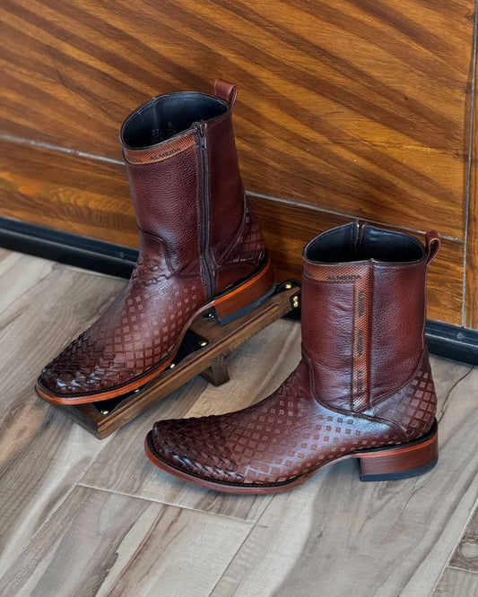 Men's Side Zipper Cowboy Boots