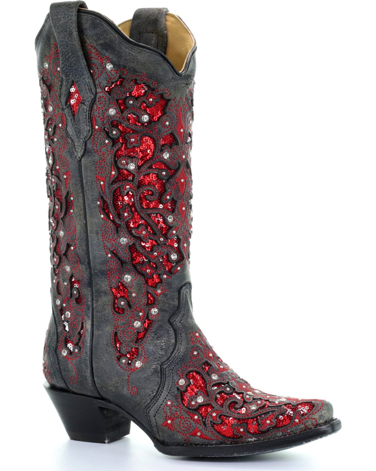 Retro Pointed Toe Embroidered Ethnic Boots