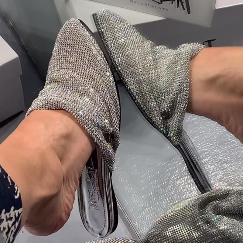 Rhinestone Sparkle Slippers