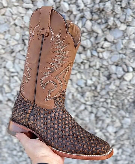 Woven Cowboy Boots