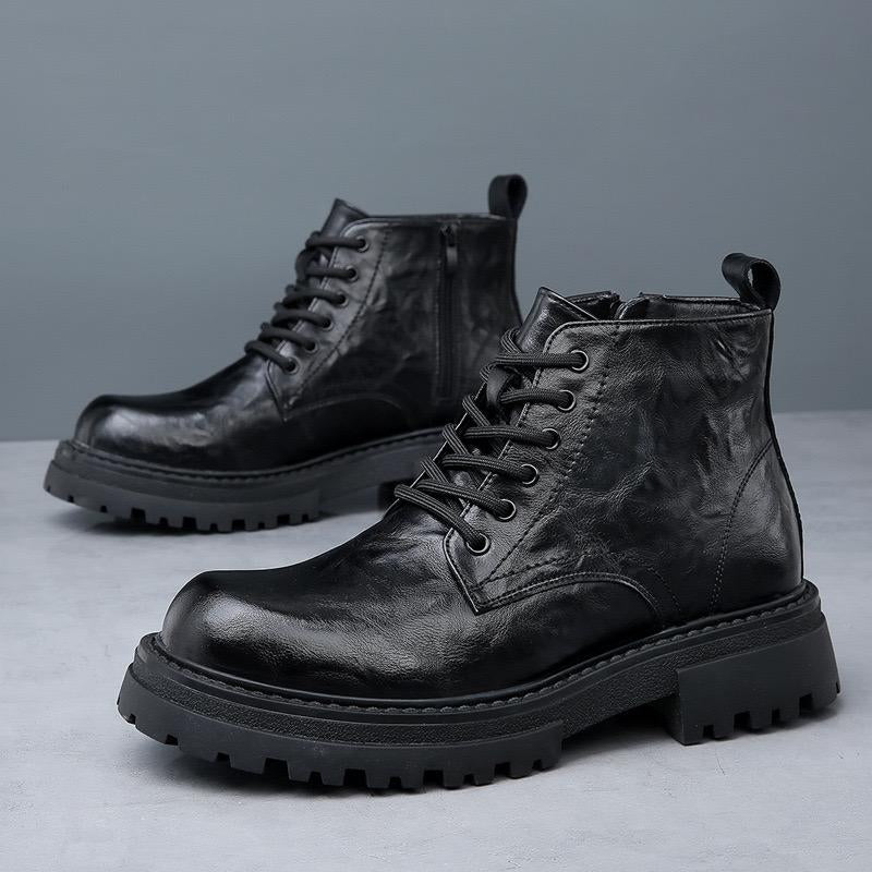 Men's Leather Thickened Martin Boots