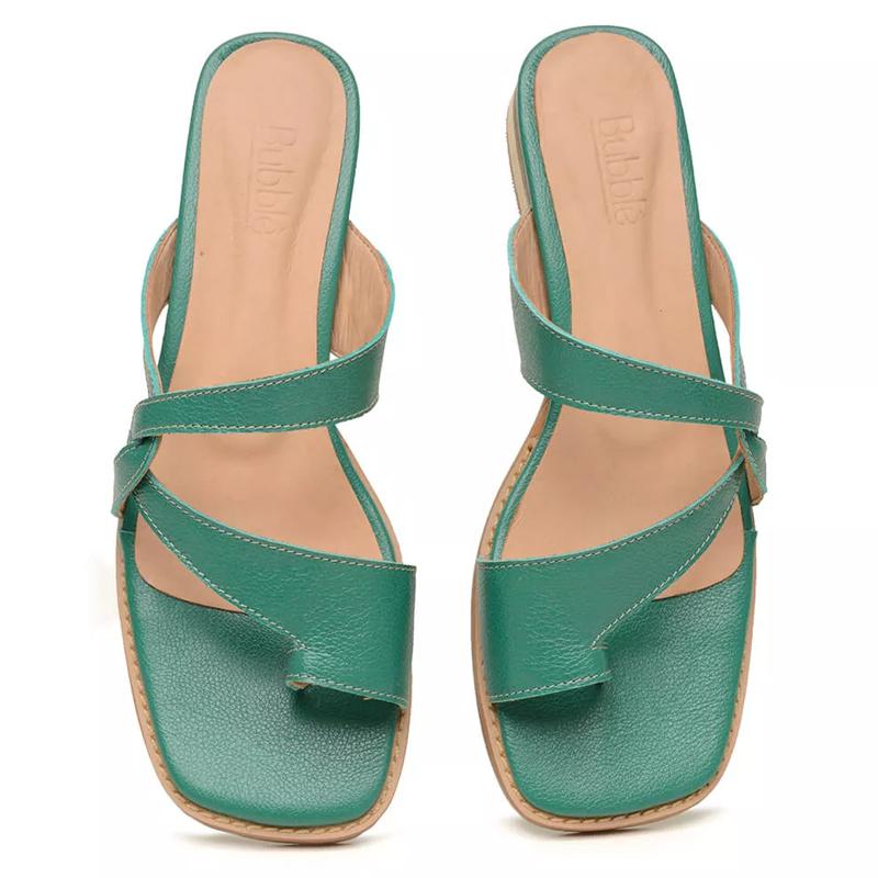 Cross Strap Open Toe Flat Sandals