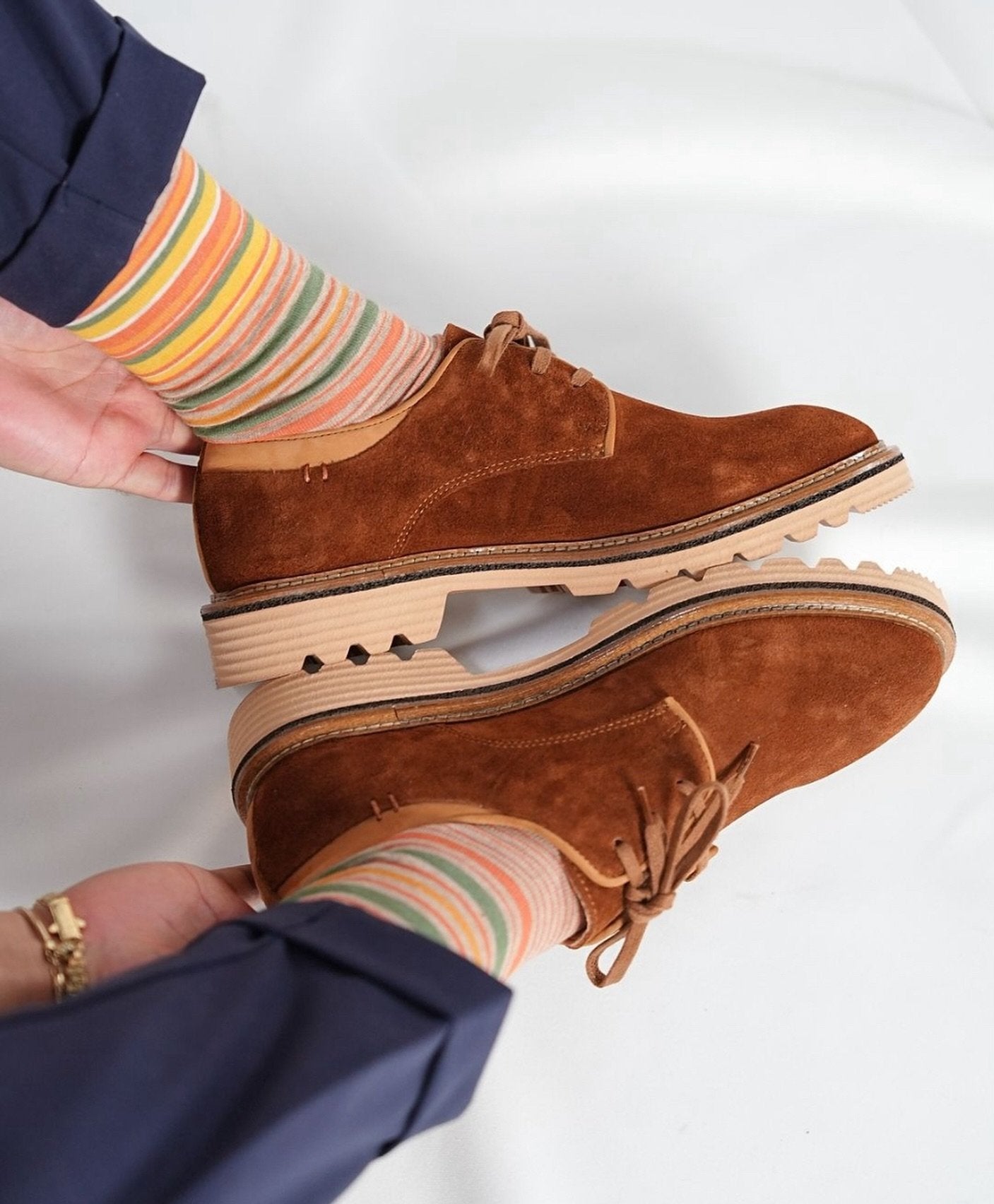 Vintage Casual Men's Derby Shoes