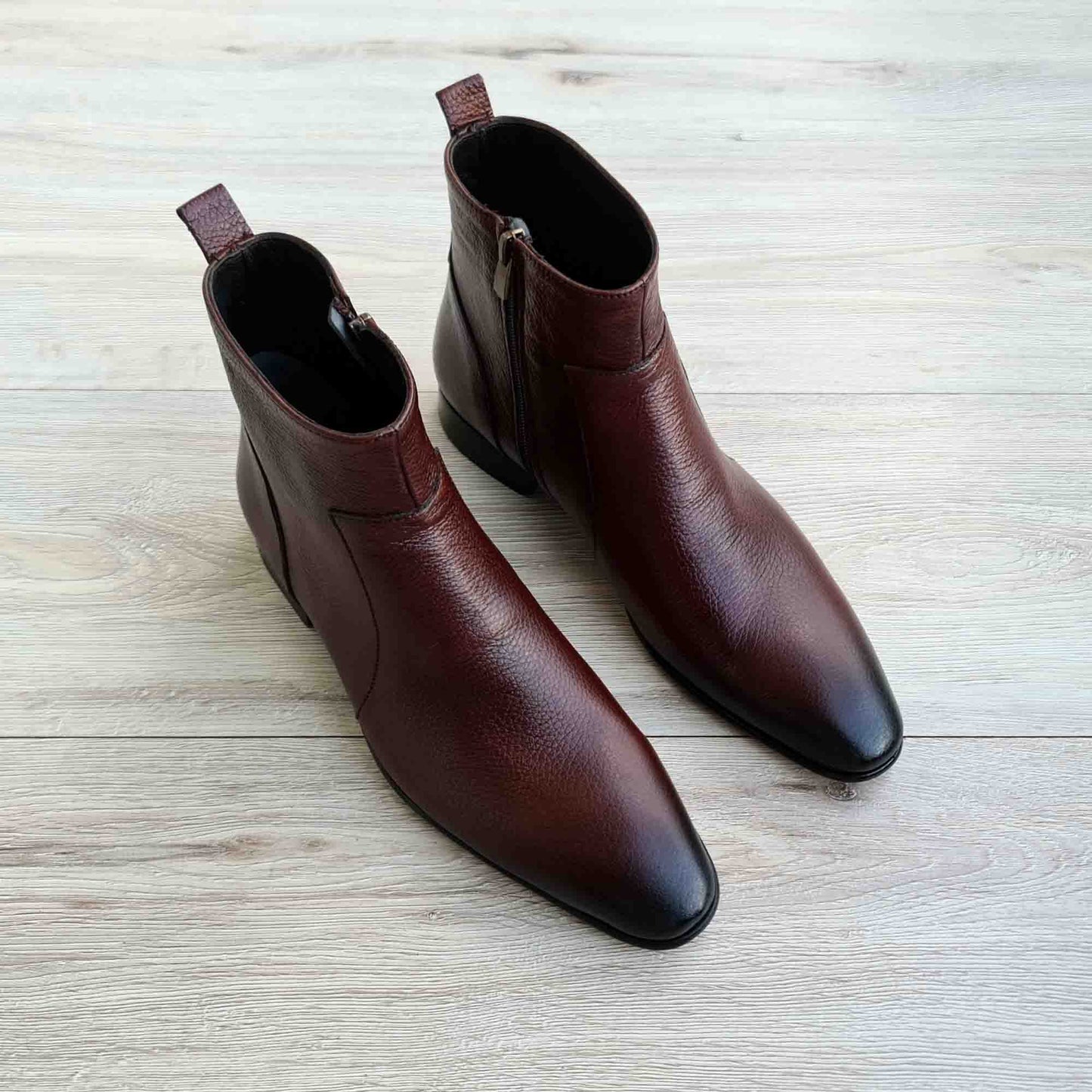 Men's Soft Leather Vegan Boots