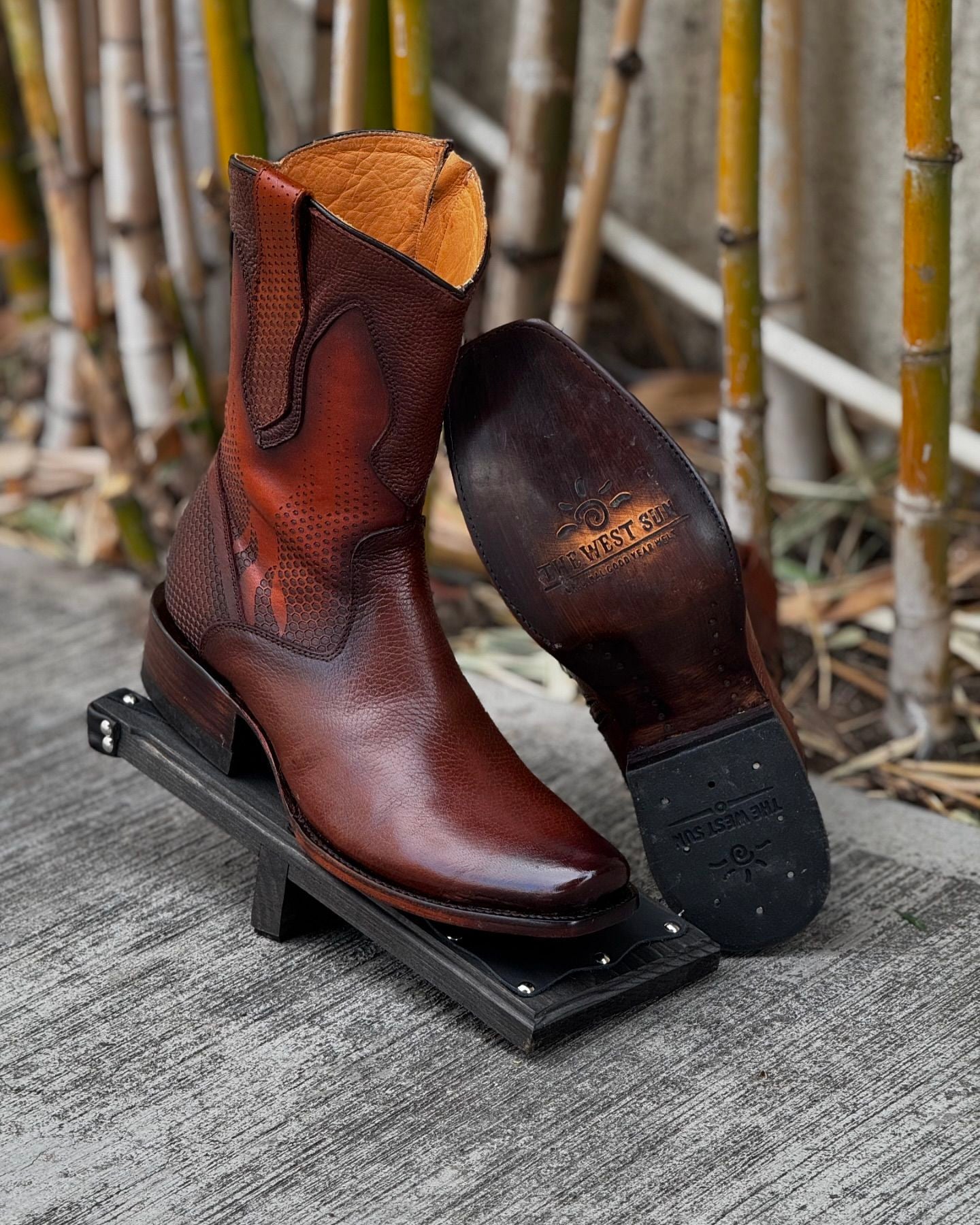 Men's Leather Cowboy Boots