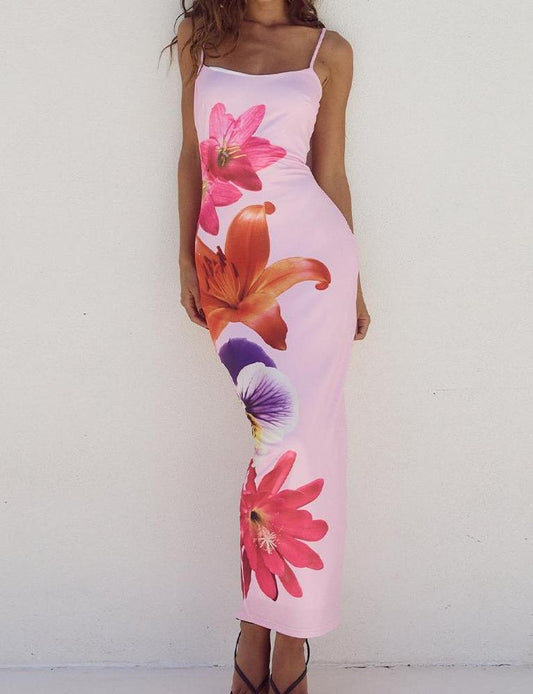 Premium Printed Slim Fit Dress(Buy 2 Free Shipping)