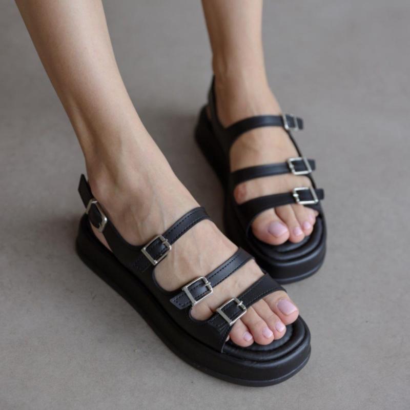 Detailed Buckle Women's Sandals