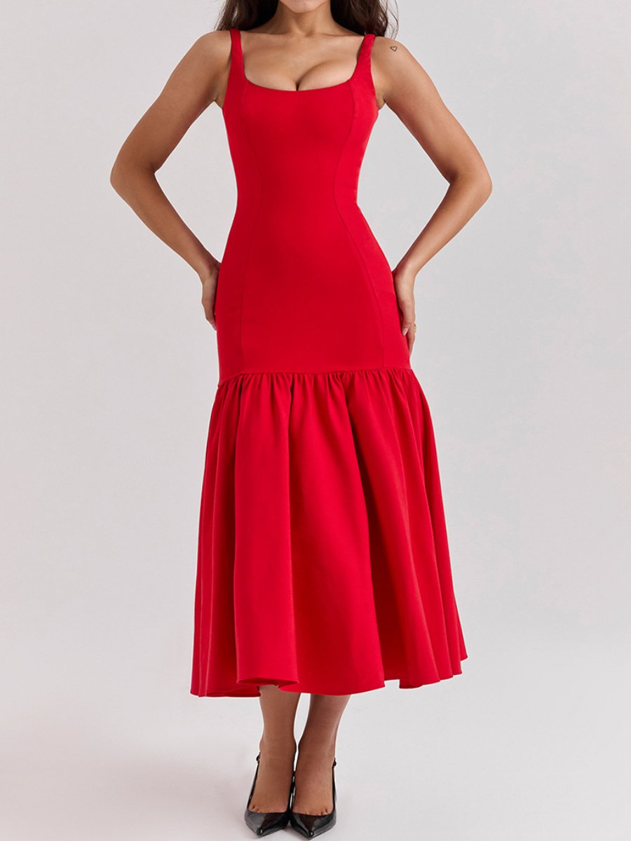 Sexy Slim-Fit Hip Midi Dress