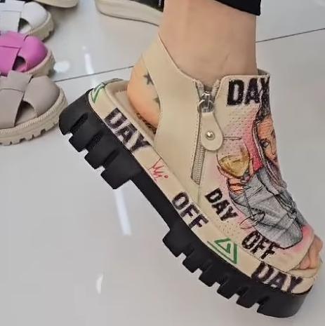 Women's Printed Summer Sandals