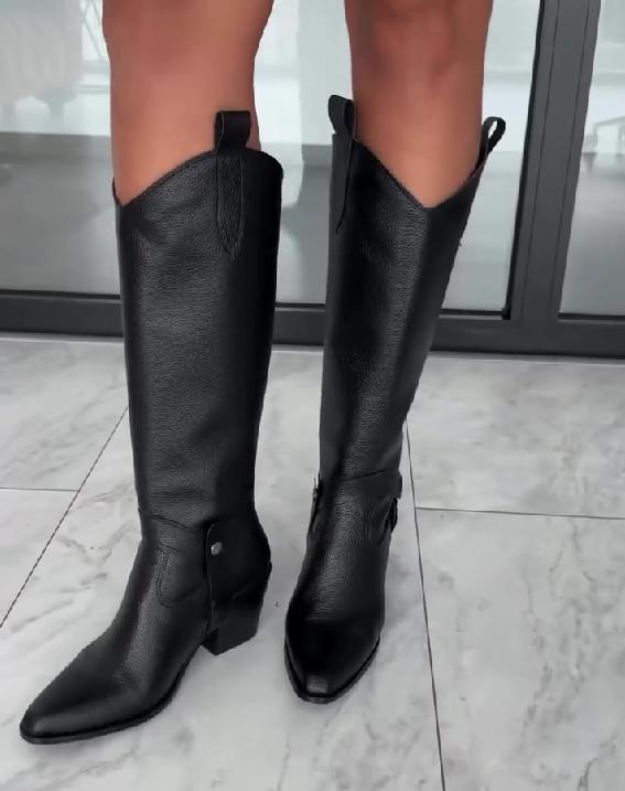 Two-Way Leather Boots