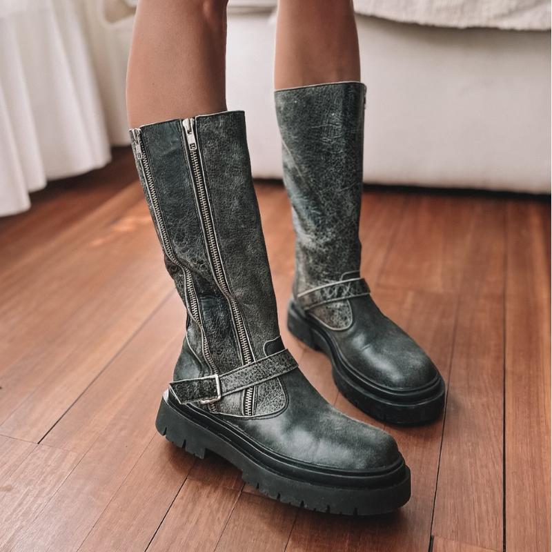 Women's Stylish Zipper Boots