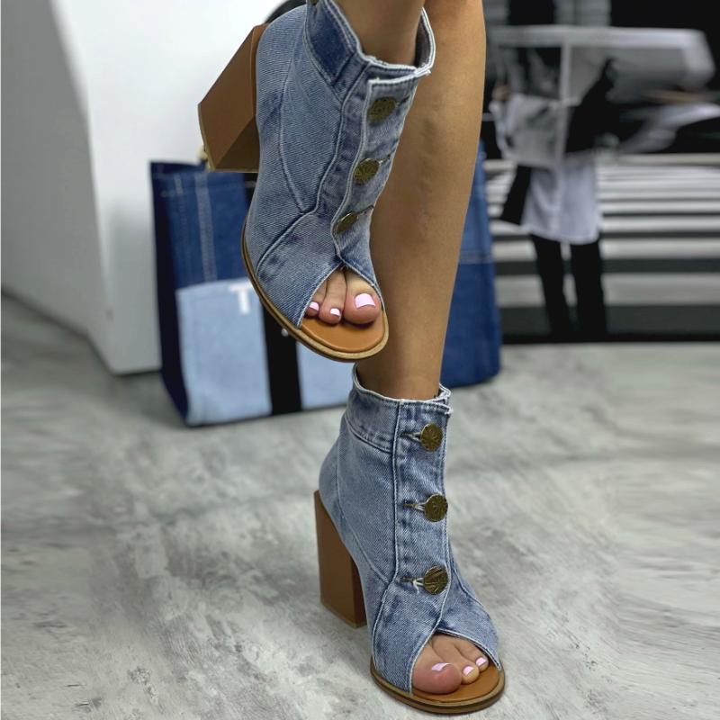 Women's Chic Denim Boots